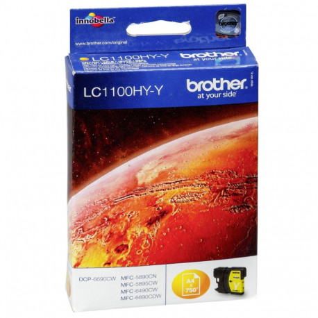 Tinte Brother LC-1100HYY Yellow (High Cap.)