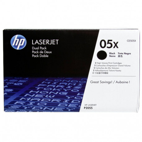 Toner HP 05X / CE505XD Black Doppelpack