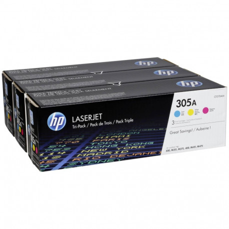 Toner HP 305A / CF370AM Color-Pack