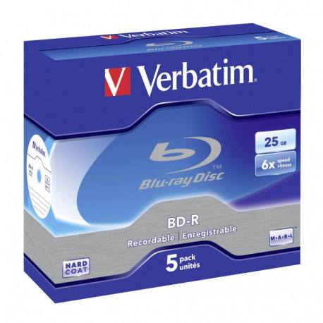BD-R Verbatim 25 GB /1-6x JC 5erPack