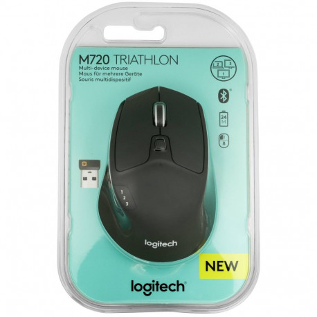 Logitech Mouse M720 Triathlon black BT