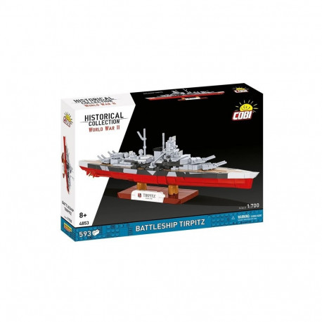 The Tirpitz was the second of two *Bismarck*-class battleships built for Nazi Germa