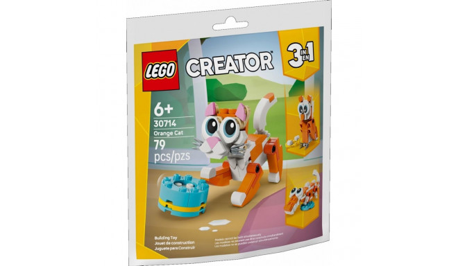 Blocks klotsikomplekt Creator 30714 kass, oranž