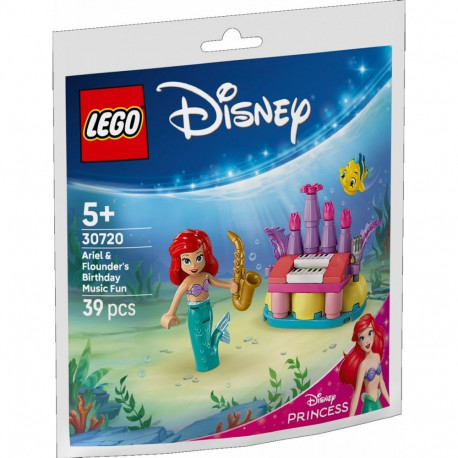 Here are the details for the LEGO Disney 30720 Ariel and Flora's Birthday Dance Party