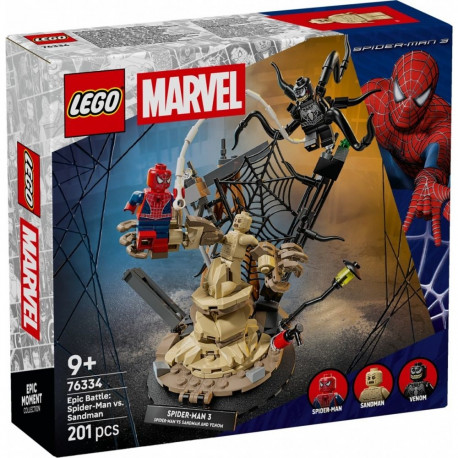 Blocks Super Heroes 76334 Epic Battle: Spider-Man vs. Sandman