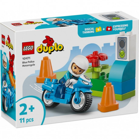 LEGO DUPLO 10471 Blue Police Motorcycle