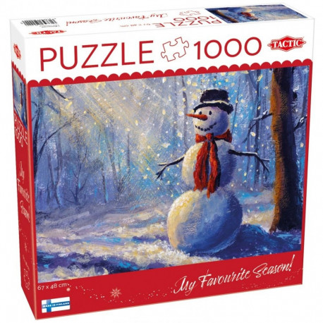 Puzzle 1000 elements Happy Snowman