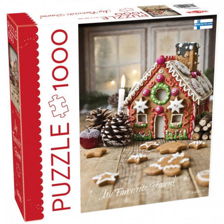 Puzzle 1000 elements Gingerbread House