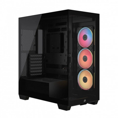 Corsair 3500X LXR LINK TG must kesktorn-korpus