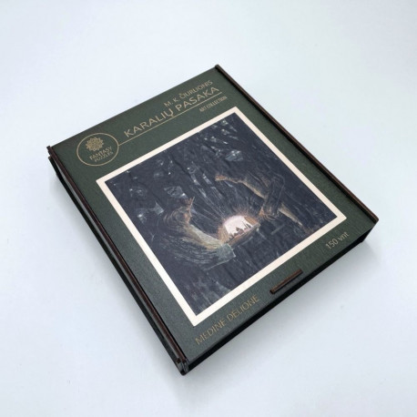 Puzzle - Karalių pasaka Wooden Puzzle 150 Pieces 20x21.5 cm