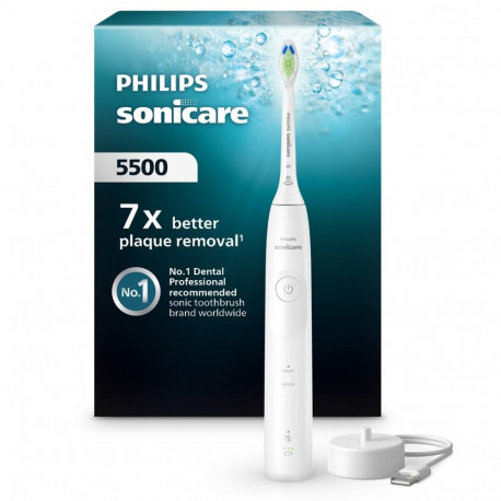 Electric Toothbrush - Philips Series 5500 HX7110/01 White