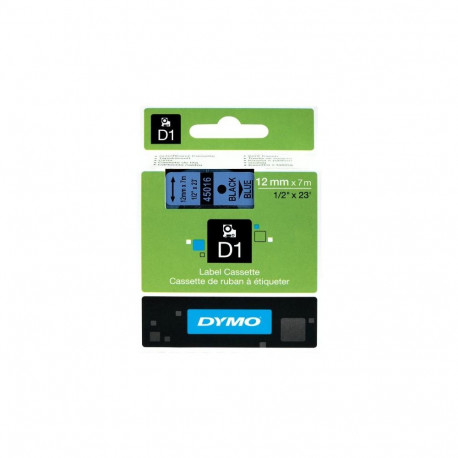 Label Tape Dymo 45016 Blue Black