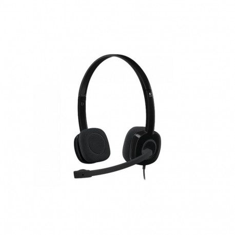 Headset Logitech H151 Stereo 3.5mm with Rotatable Microphone and Volume Control