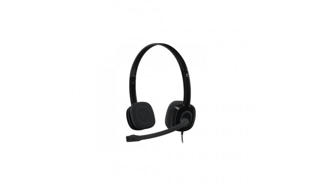 Headset Logitech H151 Stereo 3.5mm with Rotatable Microphone and Volume Control