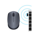 Input Device - Logitech Mouse M170 Wireless 2.4 GHz 10m Range Grey