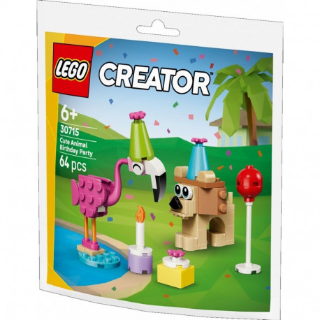 creator 30715 sünnipäevapidu armsate loomadega klotsid