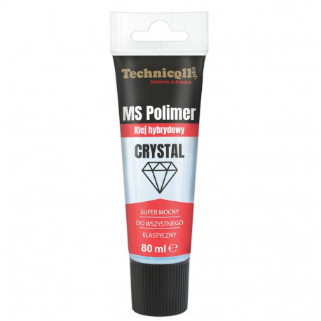91-486# Klej ms polimer crystal 80ml technicqll