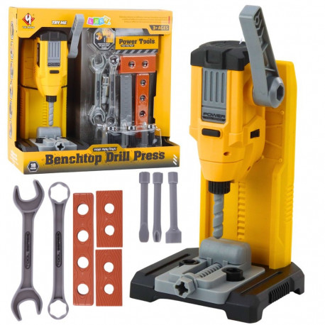 väikese meistri töölaud puurpink tööriistad tarvikud 18 osa