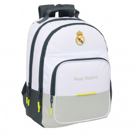 Kooliseljakott Real Madrid C.F. Valge 32 x 42 x 16 cm