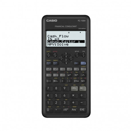 Scientific Calculator Casio FC-100V Black 16 x 8 cm
