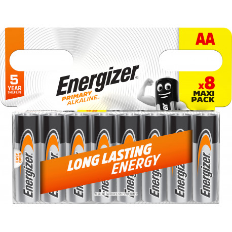 Energizer battery Primary Alkaline AA CHP8