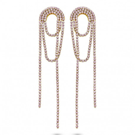 Naiste Kõrvarõngad CO88 Collection 8CE-70535 Roosa kuld