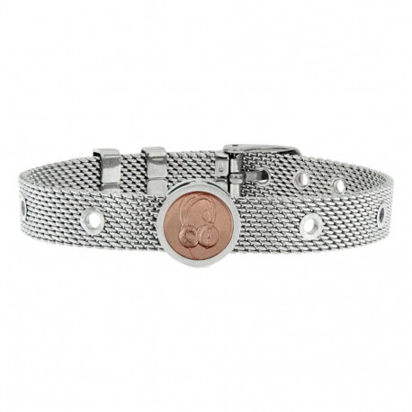 Unisex Bracelet Deejay Talent Jewels TJA-4-05-02-1-235 Silver