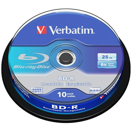 Verbatim BD-R 25GB 6x 10pcs spindle