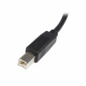 USB A - USB B Kaabel Startech USB2HAB1M            Must