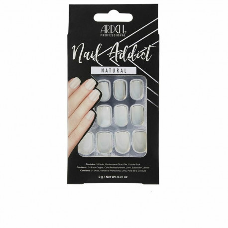 Kunstküüned Ardell Nail Addict Naturaalne Kandiline (24 pcs)