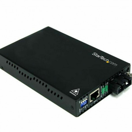 Mitmeliigilise Meedia Konverter Startech ET90110SC2 Must