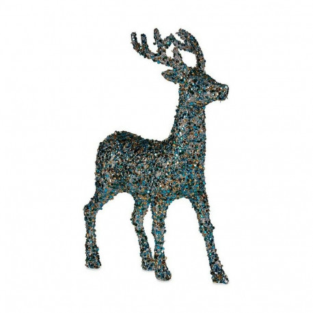 Christmas Reindeer Krist+ Blue Golden Reindeer 15 x 45 x 30 cm