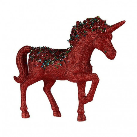 Decorative Figure Krist+ 7239/16-12.5-WPN3-7 7239/16-12.5-WPN3-7 Blue Red Unicorn 9,5 x 31 x 40 cm