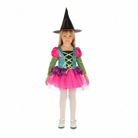 Costume for Children My Other Me Pink Witch - 3-4 Years