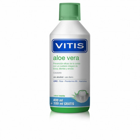 Suuvesi Vitis   Mündiroheline 500 ml Aloe vera