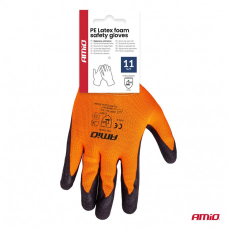 PE lateksvahuga töökindad 2 paari nr 11