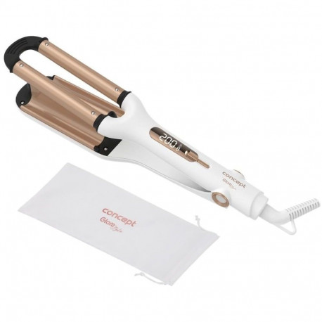 Concept KT2140 Hair styling device – waver gold, white