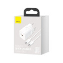 BASEUS MAINS CHARGER WITH CABLE TZCCSUP-L02 1C