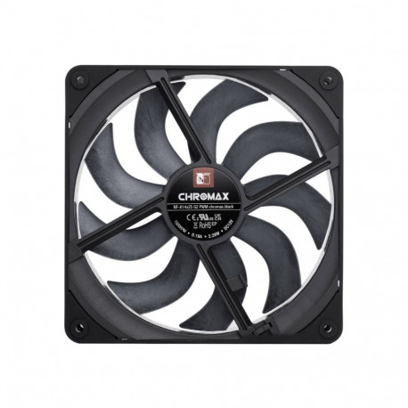 NF-A14x25 G2 PWM chromax.black - next-gen 140mm fan (black)