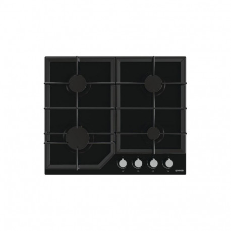 Gorenje GT641KB must integreeritud 60 cm gaasipliit 4 tsooniga