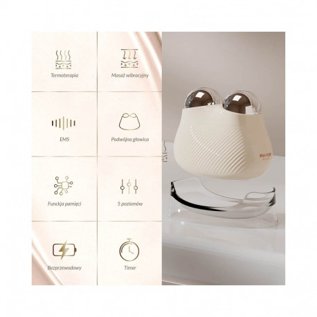 FACE MASSAGER WITH EMS TECHNOLOGY AND THERMOTHERAPY FUNCTION