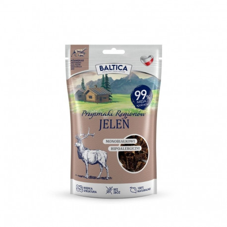 BALTICA Przysmaki regionów Monoprotein Deer - dog treat - 80g