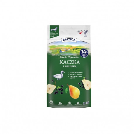 BALTICA Smaki regionów Small breeds Duck with pear - dry dog food - 3kg
