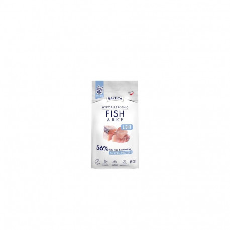 BALTICA Nutraceutic Hypoallergenic Light S Fish with rice - dry dog food - 3kg