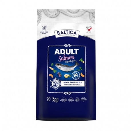 BALTICA Excellent Hypoallergenic Adult Small breeds Salmon - dry dog food - 9kg