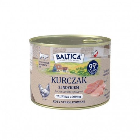 BALTICA Smaki regionów Chicken with turkey - wet cat food - 185g