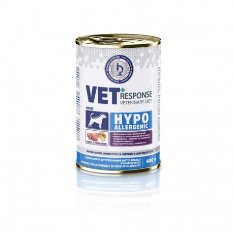 VET RESPONSE hüpoallergeenne sealiha märg koeratoit 400g