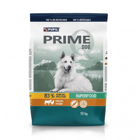 PUPIL Prime Mini linnulihaga ja veiselihaga kuiv koeratoit 10kg