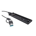 Trust 25806 storage drive enclosure SSD enclosure Black