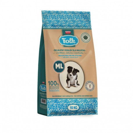 FOLK Junior Medium and large breeds Gentle meal for puppy with rabbit, veal and carrot - dry dog foo